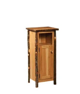 Hickory Utility Stand Closed Sides with Door