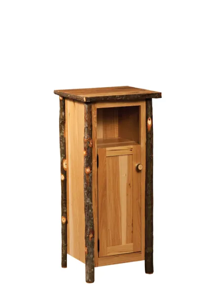 Hickory Utility Stand Closed Sides with Door