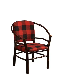 Hoop Chair with Fabric Seat &amp; Back