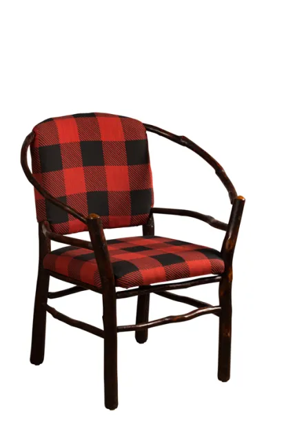 Hoop Chair with Fabric Seat & Back