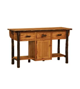 Hickory Kitchen Island