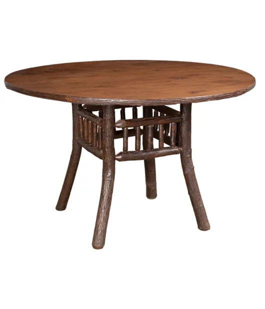 Lake & Lodge Round Trestle Dining Table
