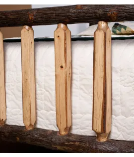 Lumberjack Bed with Shaved Spindles