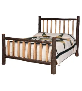 Lumberjack Bed with Shaved Spindles