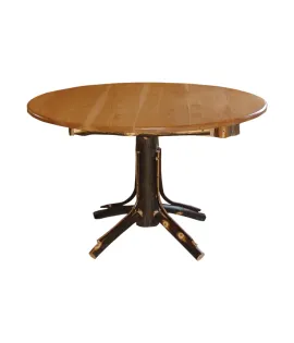 Round Farmers Single Pedestal Table