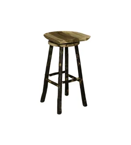 Saddle Bar Stool with Swivel Seat