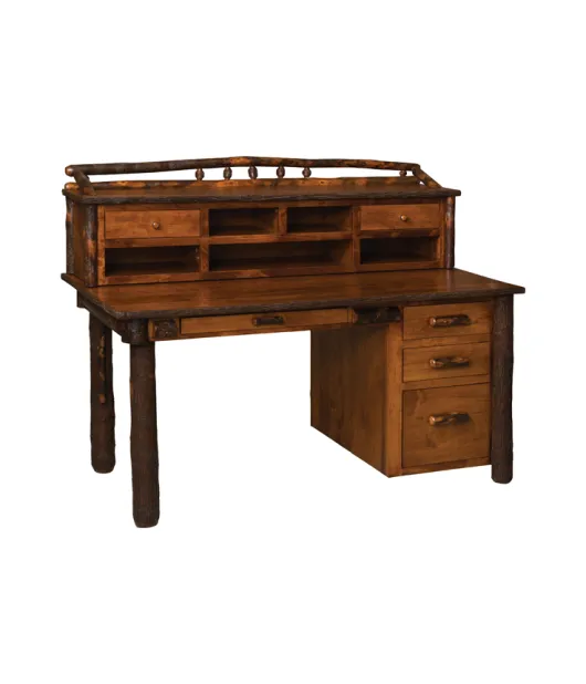 Secretary Desk with Desktop Organizer