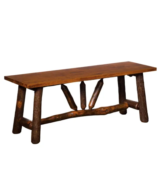 Wagon Wheel Bench