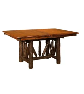 Wagon Wheel Trestle Table