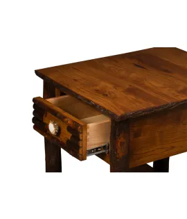 20½&quot; Wildwood End Table with Solid Bottom Shelf