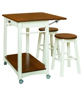 Guest Server with Bar Stools