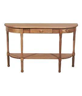 Spindle Half Oval Table
