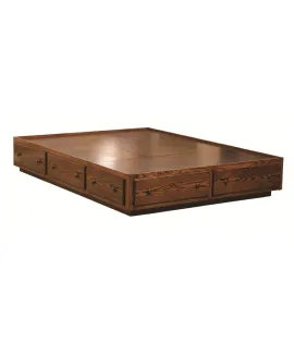 14&quot; Platform Bed with Toe Kick, Style IT-305