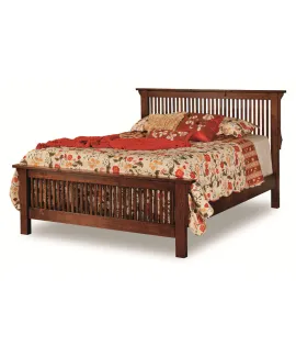 Stick Mission Bed with 24&quot; Footboard