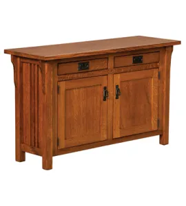 Camden Mission Cabinet Sofa Table
