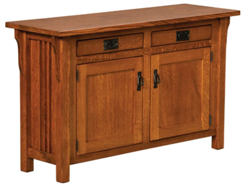 Camden Mission Cabinet Sofa Table