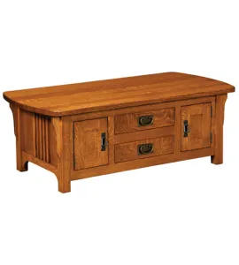 Craftsman Mission Cabinet Coffee Table