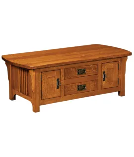 Craftsman Mission Cabinet Coffee Table