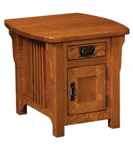 Craftsman Mission Cabinet End Table