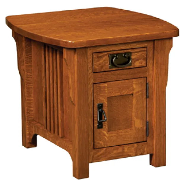 Craftsman Mission Cabinet End Table
