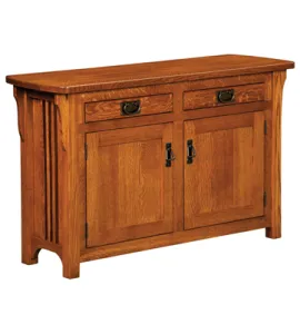 Craftsman Mission Cabinet Sofa Table