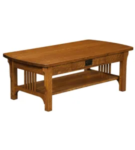 Craftsman Mission Open Coffee Table