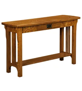 Craftsman Mission Open Sofa Table