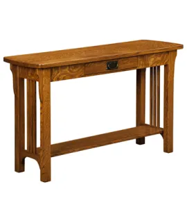 Craftsman Mission Open Sofa Table
