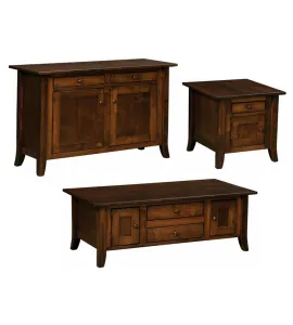 Dresbach Cabinet Occasional Table Set