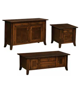 Dresbach Cabinet Occasional Table Set