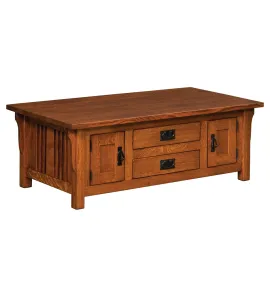 Elliot Mission Cabinet Coffee Table