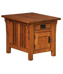 Elliot Mission Cabinet End Table