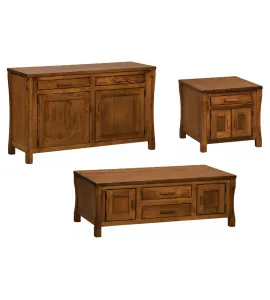 Heartland Cabinet Occasional Table Set