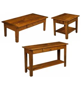Homestead Rustic Occasional Table Set