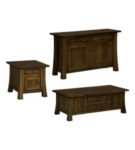 Lakewood Cabinet Occasional Table Set