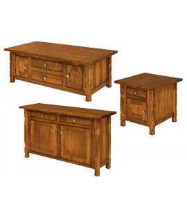 Rock Island Cabinet Occasional Table Set