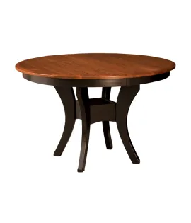 Imperial Single Pedestal Dining Table - QUICK SHIP