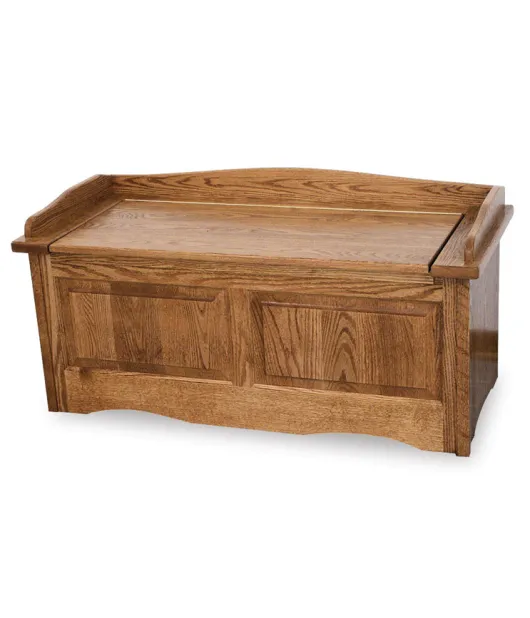 2" Scallop Storage Bench