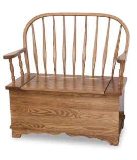 Bent Feather Bow Bench