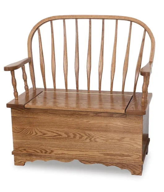 Bent Feather Bow Bench
