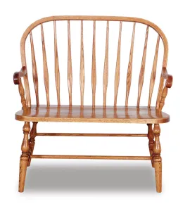 Bent Feather Bow Bench