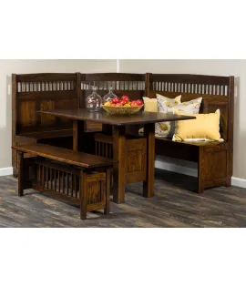 Classic Mission Dining Nook Set