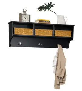 Lattice Weave Cubby Shelf