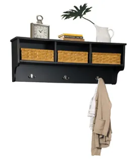 Lattice Weave Cubby Shelf