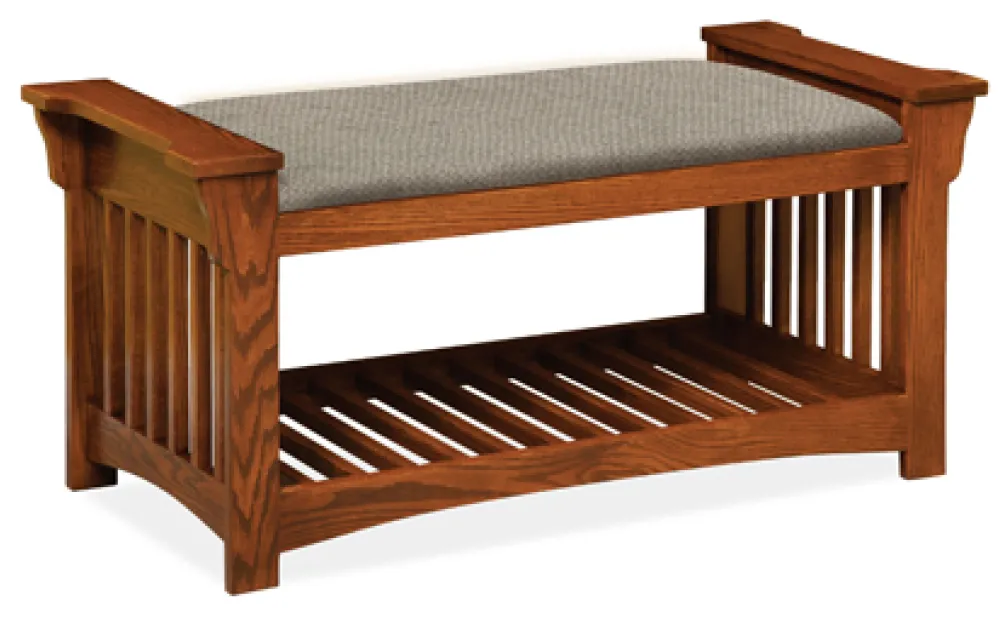 Mission Slat Bench