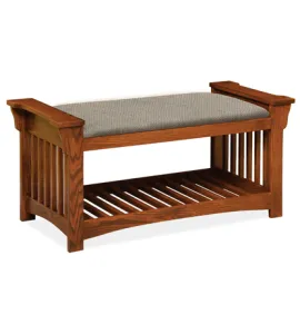 Mission Slat Bench