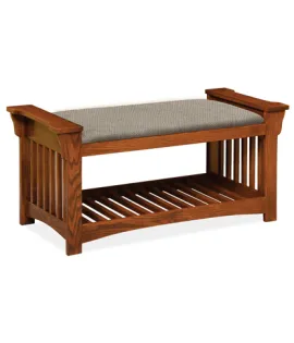 Mission Slat Bench