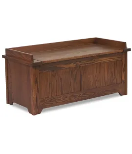 Shaker Chair Rail Storage Bench