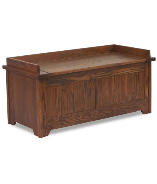 Shaker Chair Rail Storage Bench