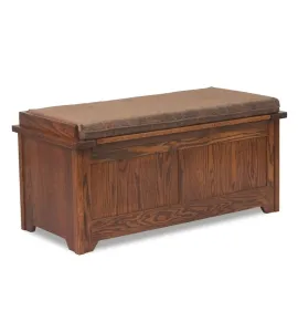Shaker Chair Rail Storage Bench